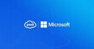 Pax8 and Microsoft logos