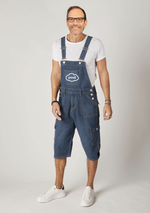 Pax8 Employee Uniform Shorts Overalls Option