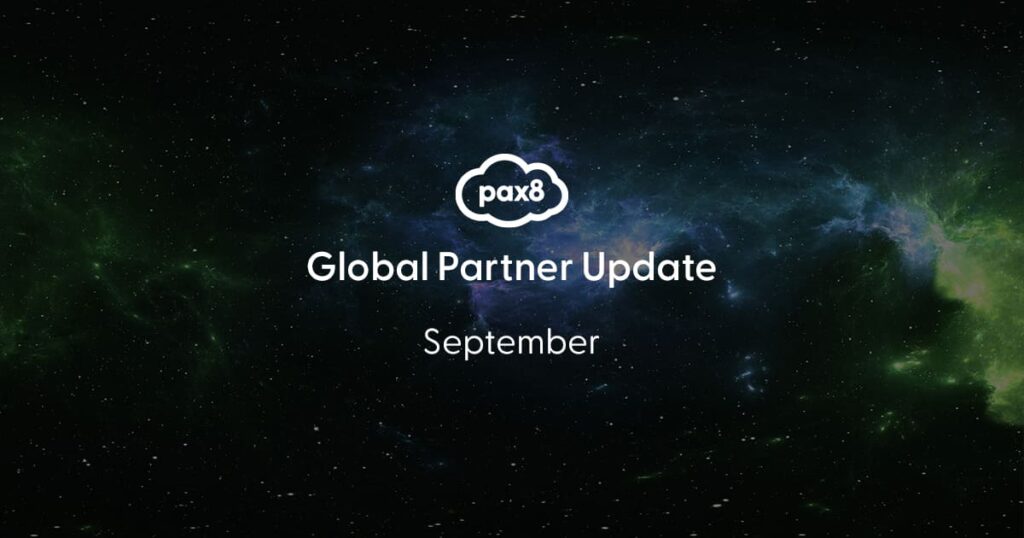 Pax8 Global Partner Update for September