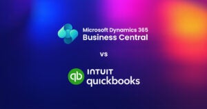 Microsoft Dynamics 365 business central vs intuit quickbooks