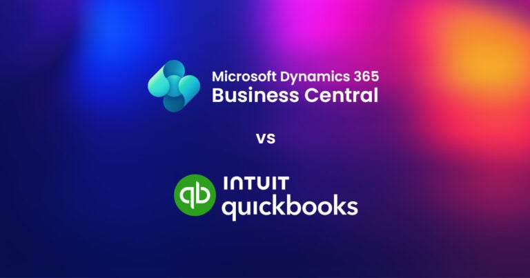 Microsoft Dynamics 365 business central vs intuit quickbooks