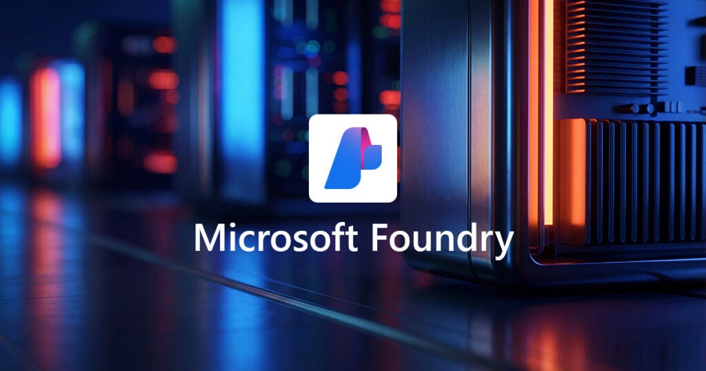 microsoft azure foundry gradient background