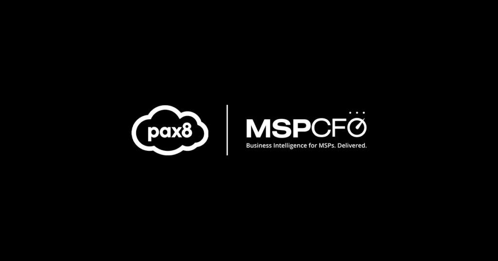 Pax8 and MSPCFO logos