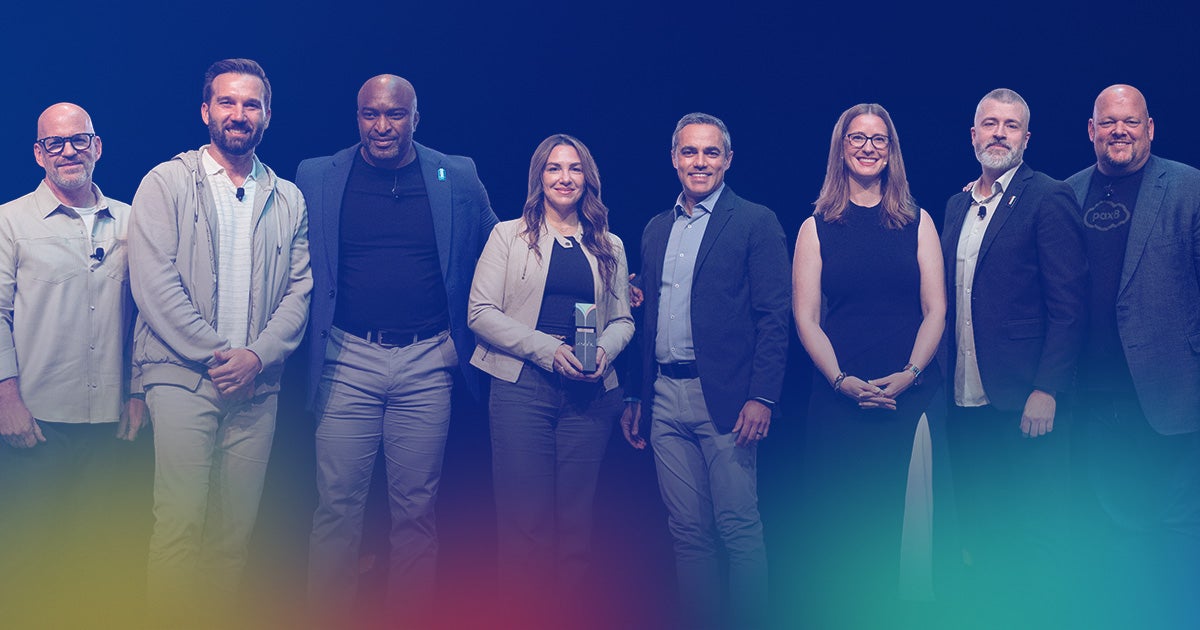 Pax8 executives and partners at Beyond Awards Ceremony