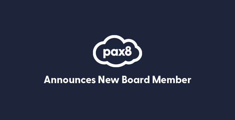Pax8 Announces New Board Member