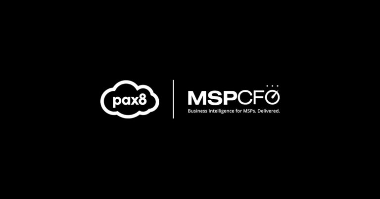 Pax8 and MSPCFO logos