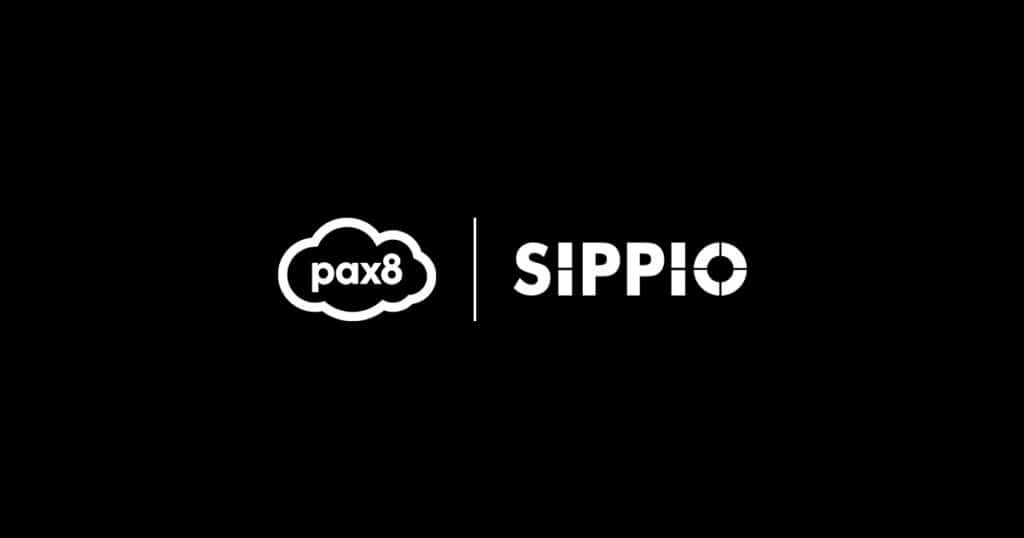 Pax8 and SIPPIO logos