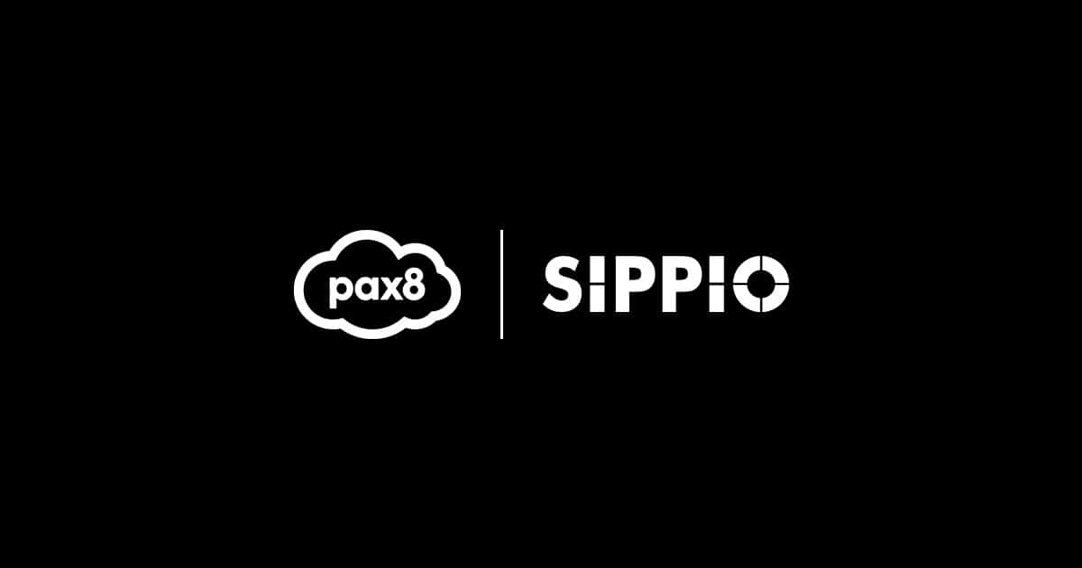 Pax8 and SIPPIO logos