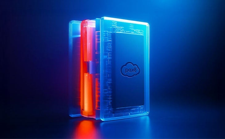 futuristic guide book with red pages