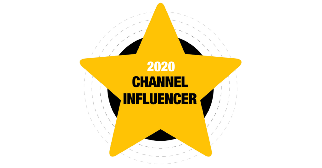logo for 2020 Channel Influencer