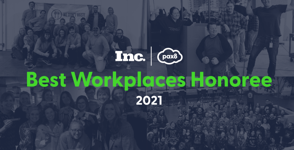 Pax8 named an Inc. Best Workplaces Honoree