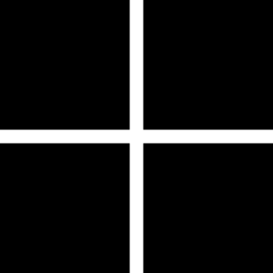 Microsoft logo black