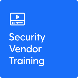 security vendor training