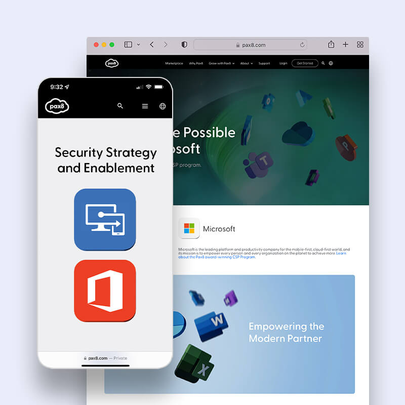 Microsoft security enablement products