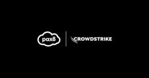 Pax8 and CrowdStrike logos