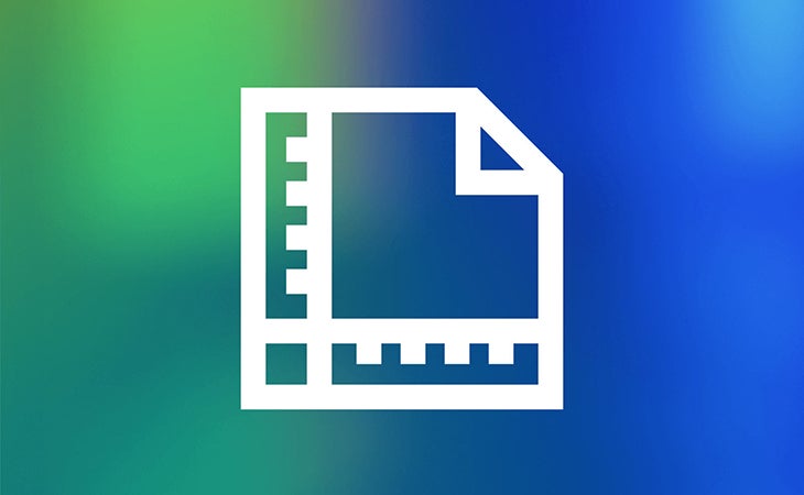 document icon on green-blue gradient background