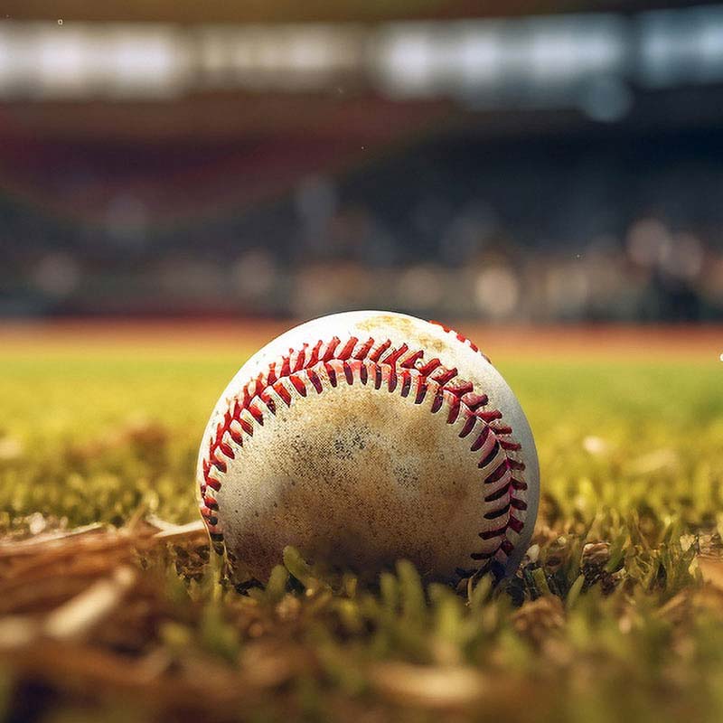 Baseball in stadium, representing how Pax8 helped M3 Technology Consultants implement Acronis to drive Disaster Recovery for a professional baseball team