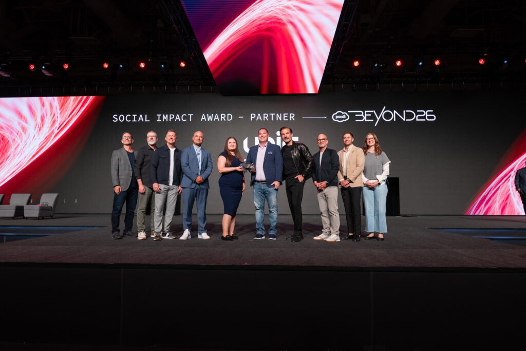 Awards ceremony at Pax8 Beyond 2026