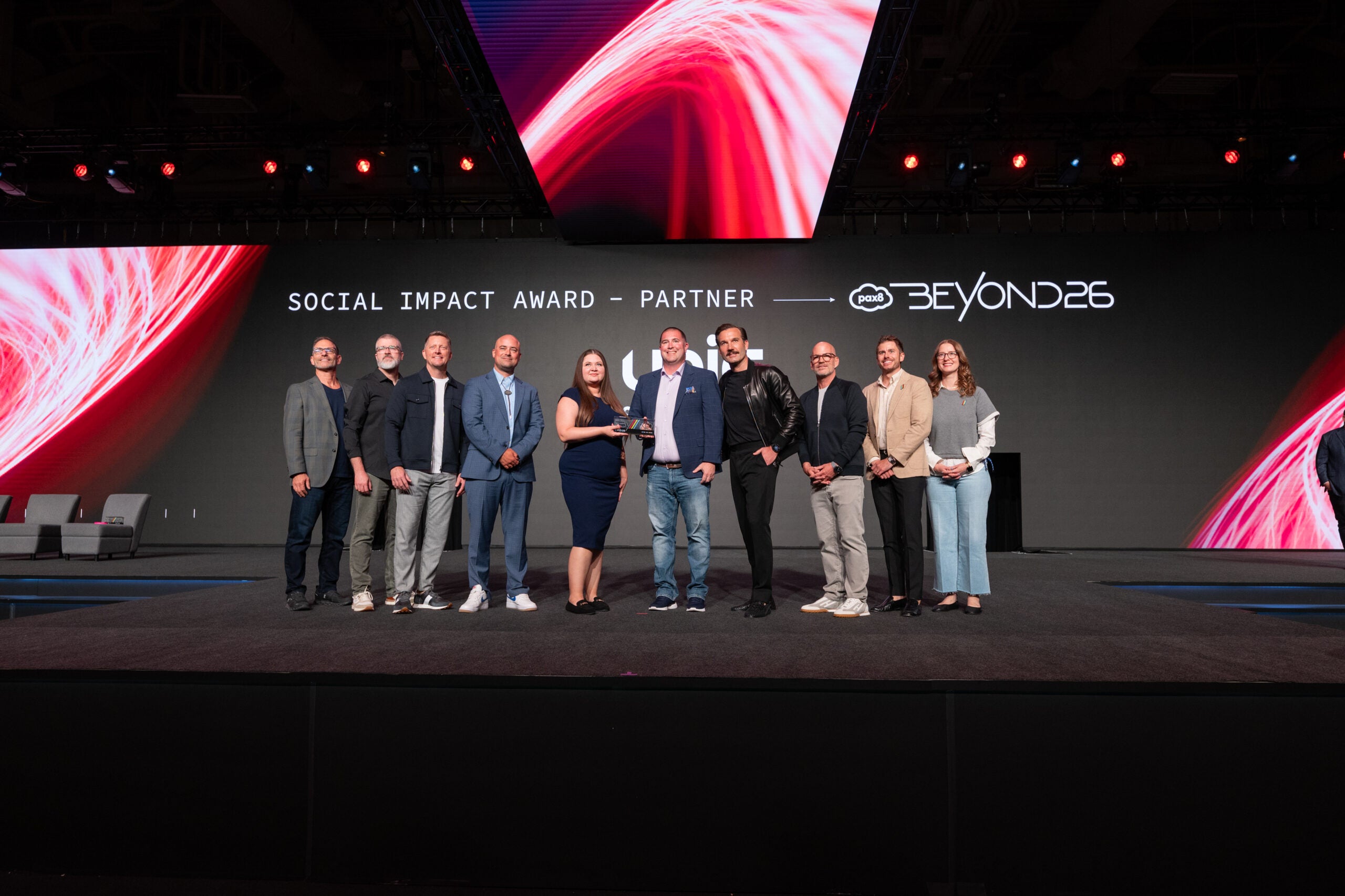 Awards ceremony at Pax8 Beyond 2026
